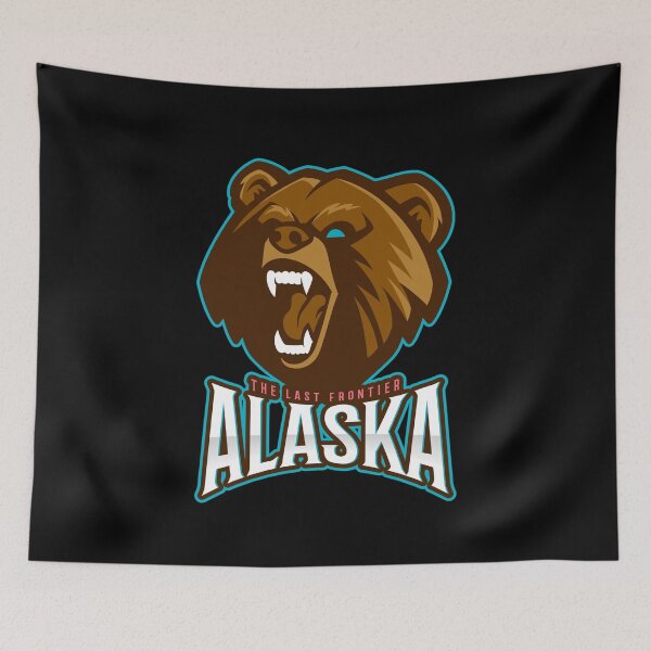 Item preview, Alaska Kodiak Grizzly Brown Bear, Alaska Animals Wildlife designed and sold by aronia.