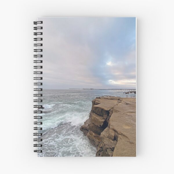 Item preview, Cliffs Sea Waves Beach Ocean Pacific Seaside Horizon Landscape Outdoors Nature Art  designed and sold by gkao.