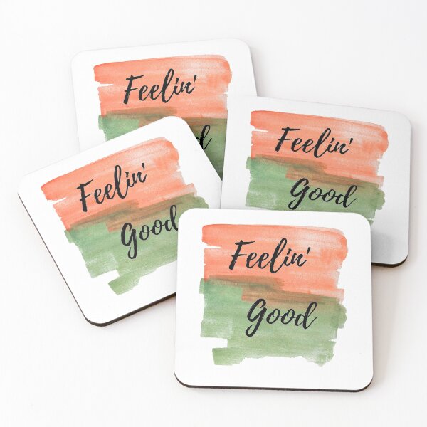 Item preview, Feelin good positive quote good vibes  designed and sold by Adri Graterol.