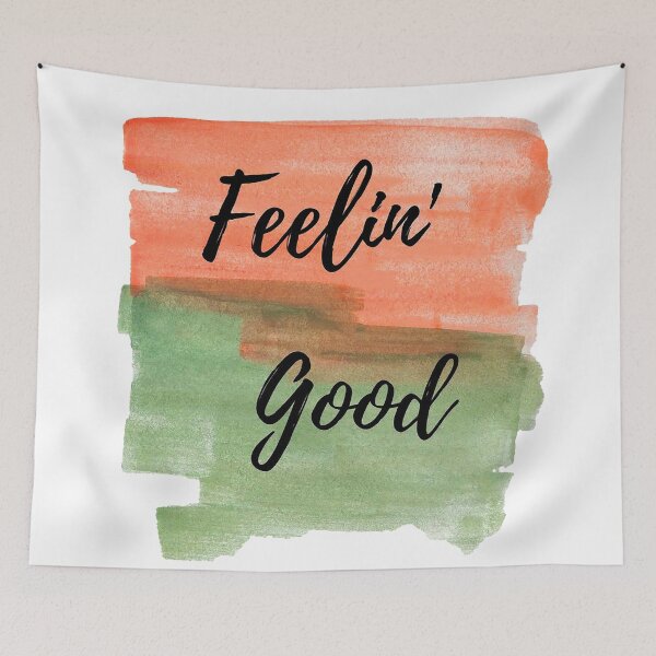 Item preview, Feelin good positive quote good vibes  designed and sold by Adri Graterol.