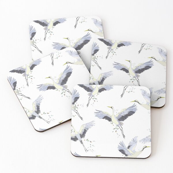 Item preview, Gray Crane Pattern designed and sold by mischellero.