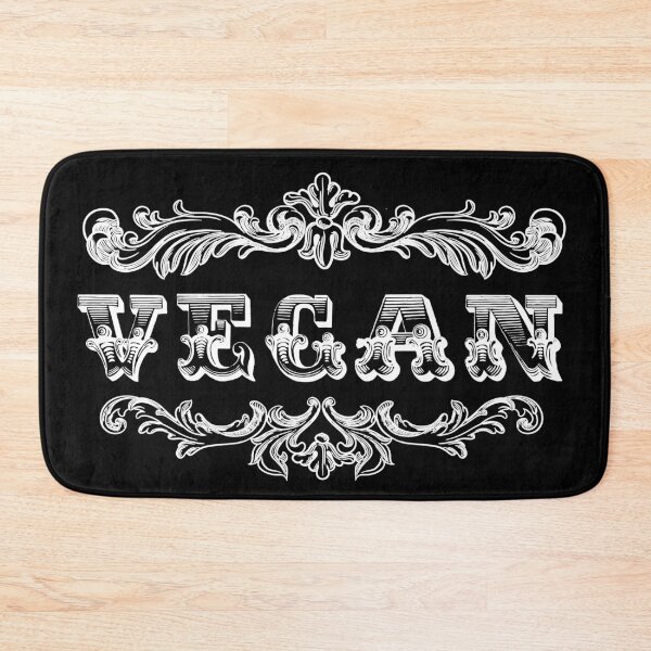 Item preview, Victorian Vegan - Black on White designed and sold by LaDolceVegan.