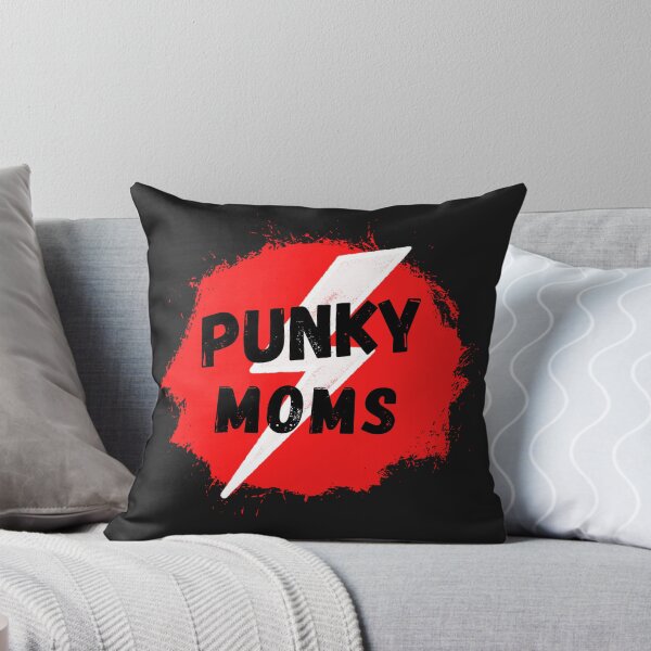 Artikelvorschau, Punky Moms Splat + Blitz (rot / transparent) entworfen und verkauft von PunkyMoms.
