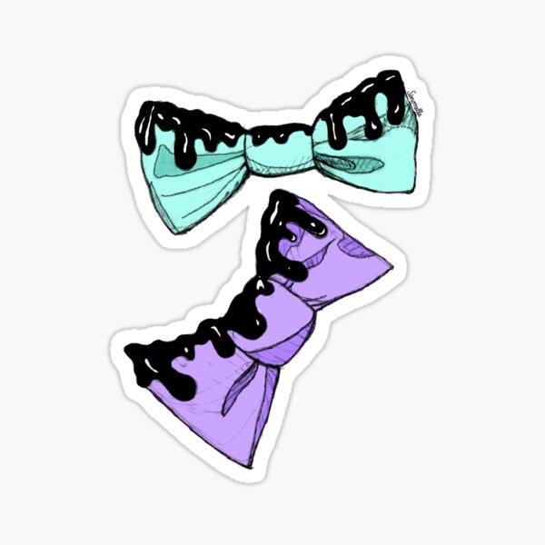 Pastel Bows . Simonella Sticker