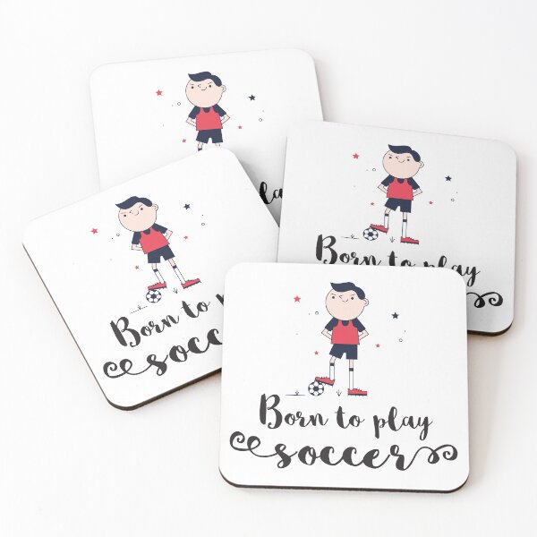 Item preview, Born To Play Soccer designed and sold by 4AllTimes.