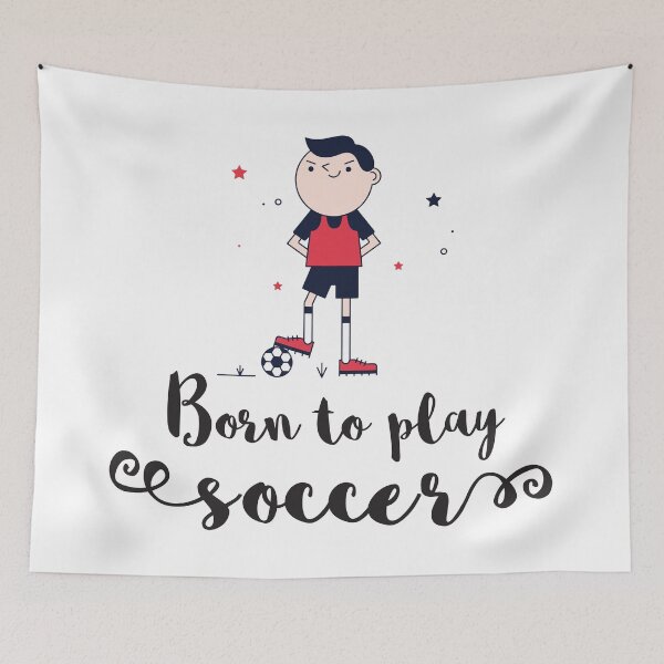 Item preview, Born To Play Soccer designed and sold by 4AllTimes.