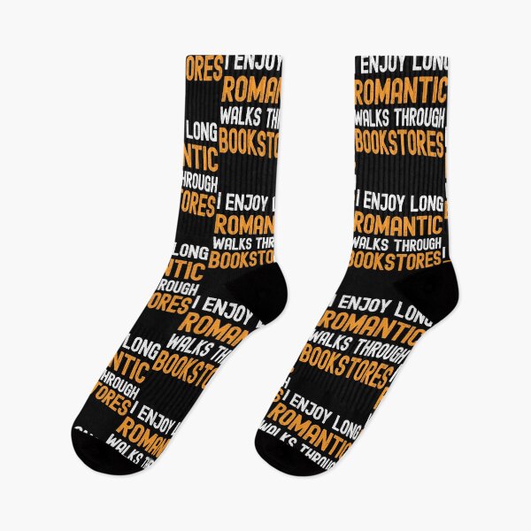 Item preview, I Enjoy Long Romantic Walks Through Bookstores Reading Gift designed and sold by VDKMerch.