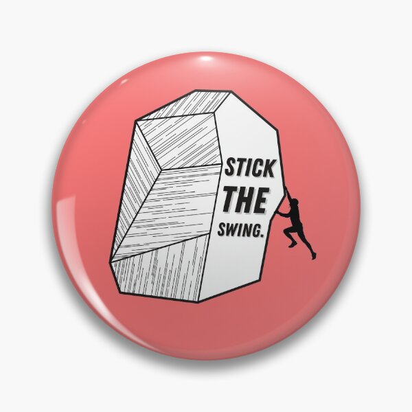 Artikelvorschau, "Stick The Swing" Design entworfen und verkauft von Crimp Merch.
