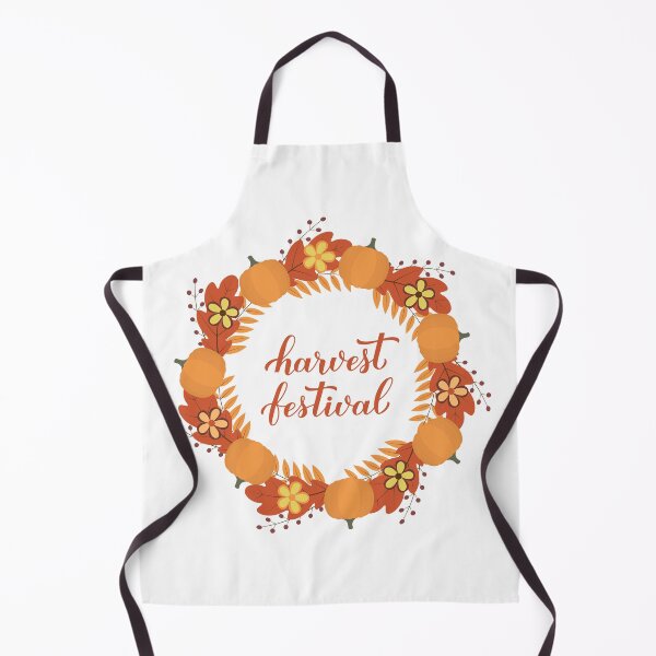 Item preview, Harvest festival calligraphy with wreath designed and sold by LaBelezoka.