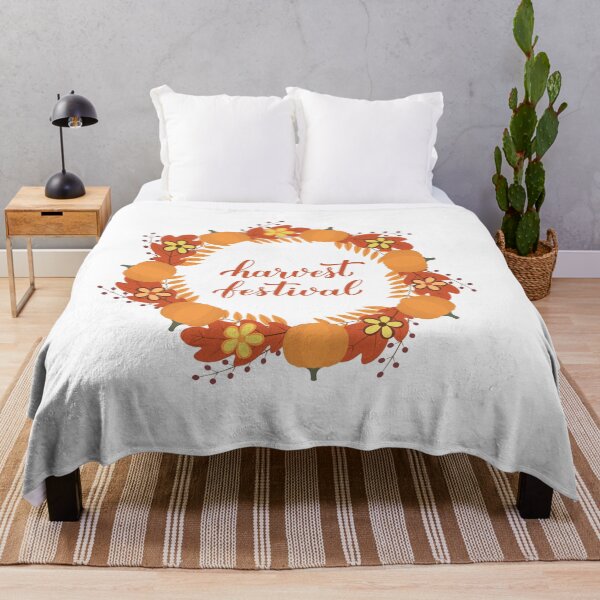 Item preview, Harvest festival calligraphy with wreath designed and sold by LaBelezoka.