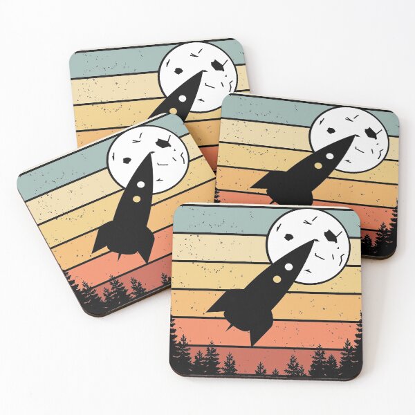 Item preview, Rocket | Moon | Vintage| Space Theme | Space lovers designed and sold by cute-tees.