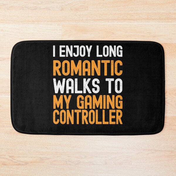 Item preview, I Enjoy Long Romantic Walks To My Gaming Controller Fun Gift designed and sold by VDKMerch.
