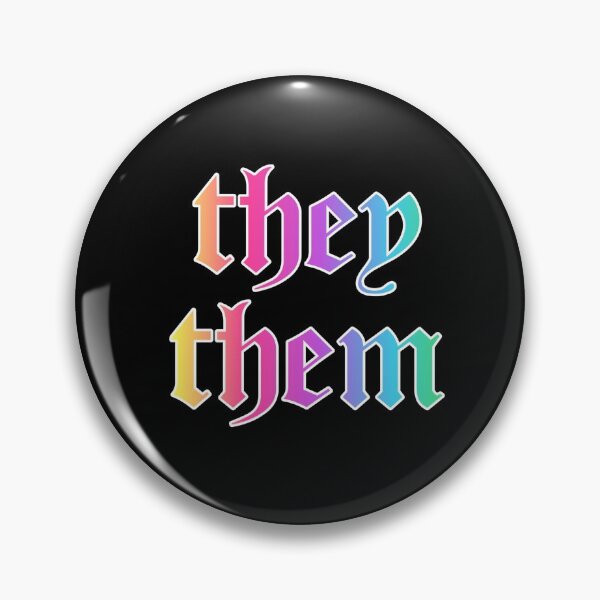 Item preview, they them pronouns design designed and sold by fan-of-creepy.
