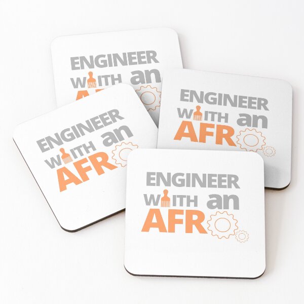 Item preview, Engineer With An Afro designed and sold by mustardblack.