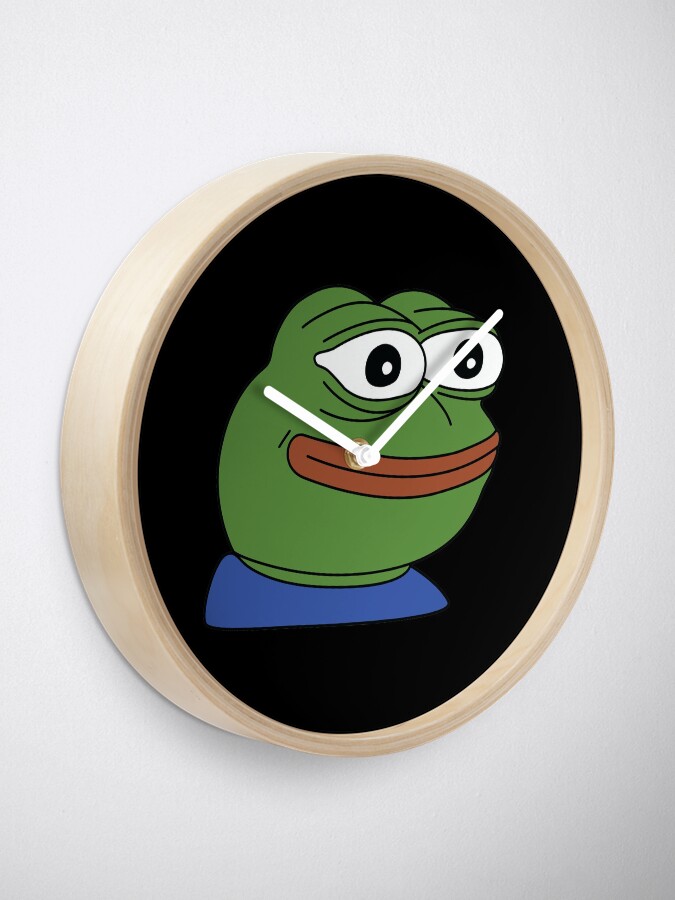 Pepega High Quality Emote Clock for Sale by OldDannyBrown