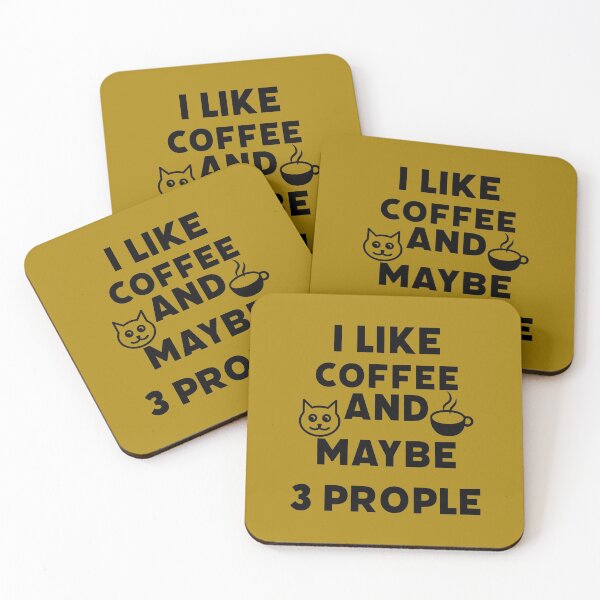 Item preview, I Like Coffee And Maybe 3 People designed and sold by mer-ONE.