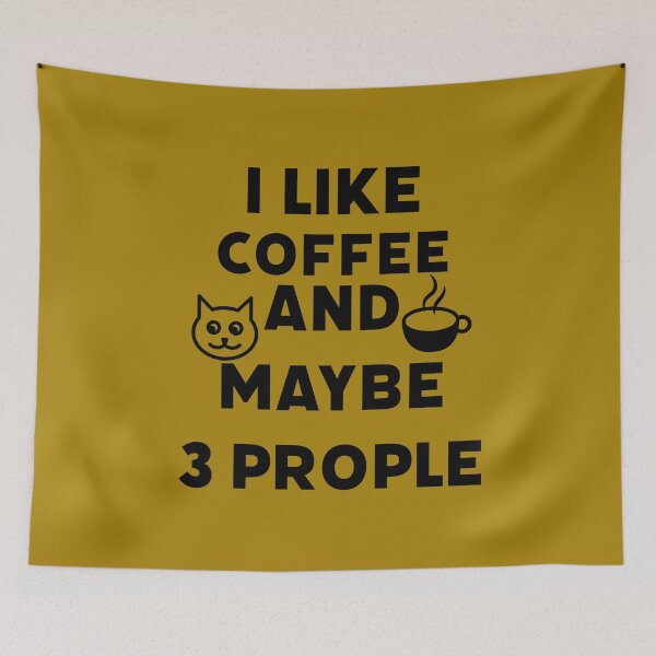 Item preview, I Like Coffee And Maybe 3 People designed and sold by mer-ONE.