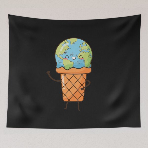 Item preview, Funny Earth Planet Global Warming Melting Climate Change |  designed and sold by ShirtStar0815.