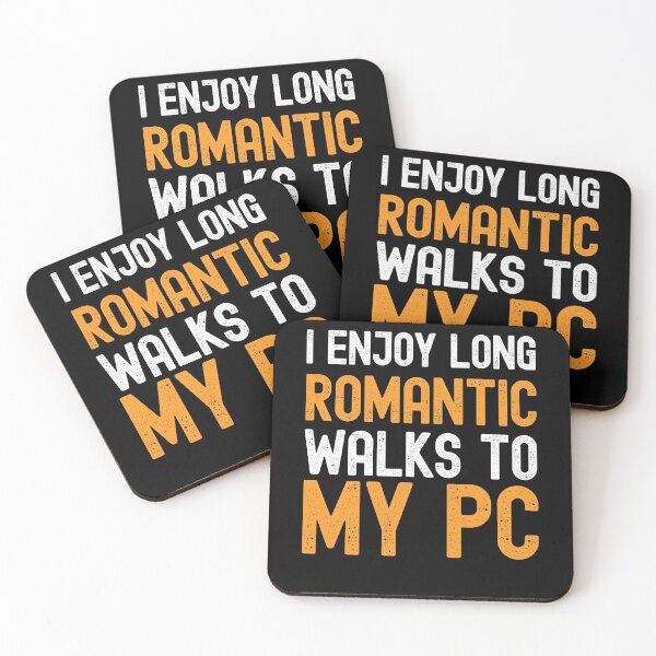 Item preview, Disfruto de largos paseos románticos a mi PC Regalo divertido para computadora designed and sold by VDKMerch.
