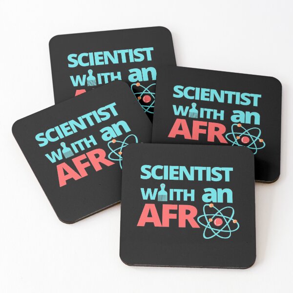 Item preview, Scientist With An Afro, Atom  designed and sold by mustardblack.