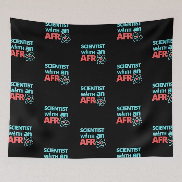 Item preview, Scientist With An Afro, Atom  designed and sold by mustardblack.