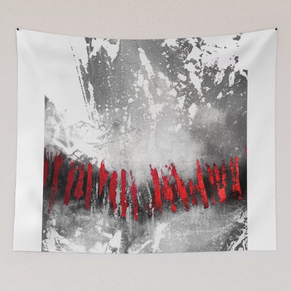 Item preview, Red gray abstract designed and sold by ElaSzczepaniak.