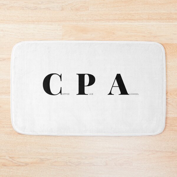Item preview, Accounting: CPA (Coffee Plus Alcohol) designed and sold by AppreciateThat.