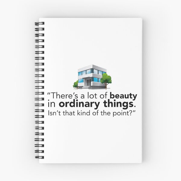 Item preview, There's a lot of beauty in ordinary things Quote designed and sold by Friendly Prints.