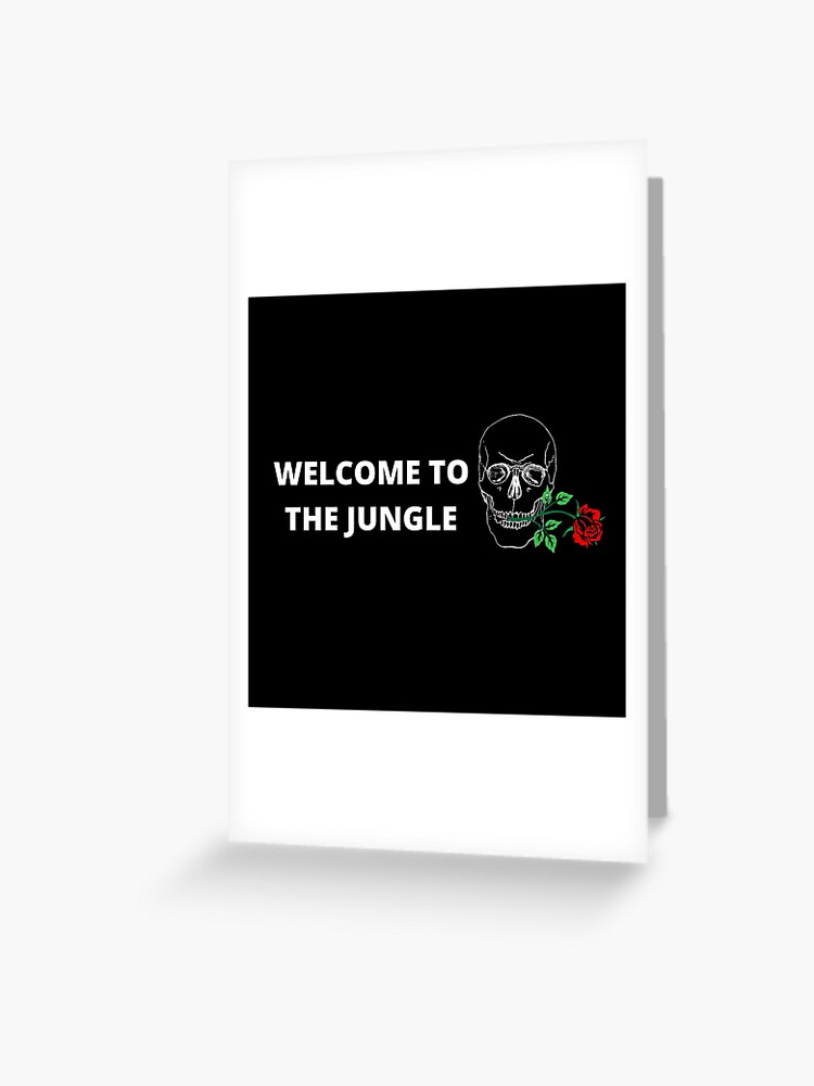 Welcome to the Jungle Lyrics Print Guns N Roses Inspired 