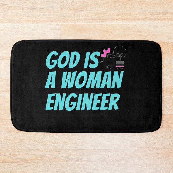 Item preview, God Is A Woman Engineer designed and sold by mustardblack.