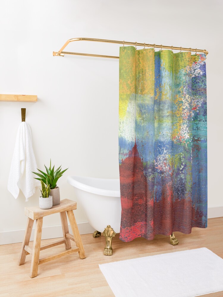 Alternate view of Bold Nuance IV Shower Curtain