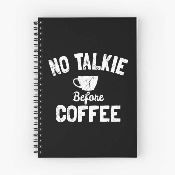 Item preview, No Talkie Before Coffee designed and sold by flippinsg.