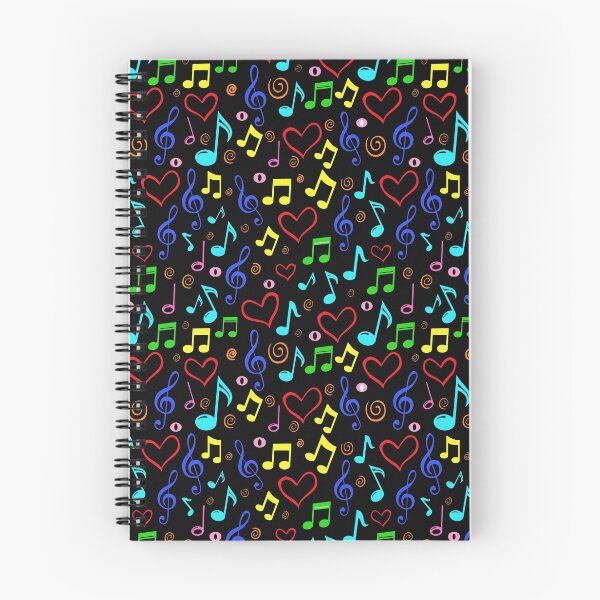 Item preview, pastel music notes designed and sold by virilamissa.