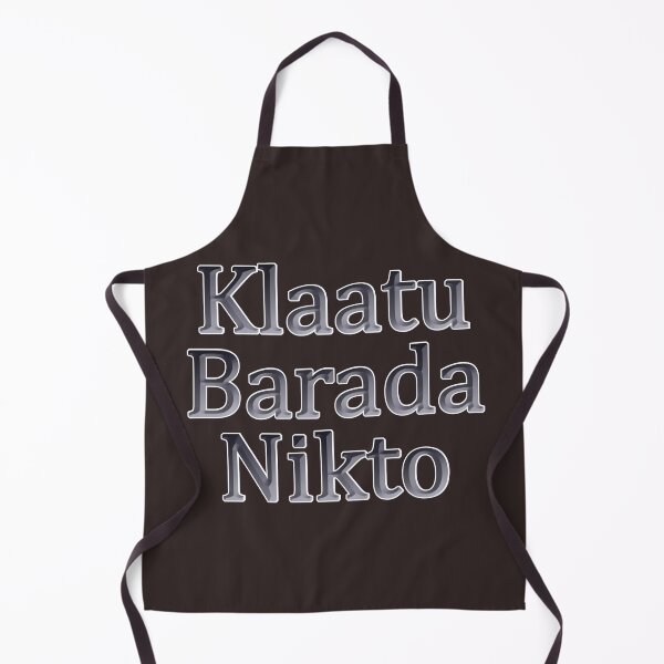Item preview, Klaatu Barada Nikto Alien Language designed and sold by SumoShark.