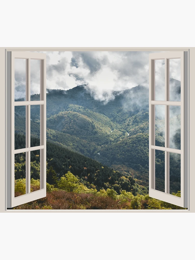 Appalachian Mountains Window View Tapestry for Sale by mbarimo7 | Redbubble Appalachian Mountains Window View Tapestry for... 