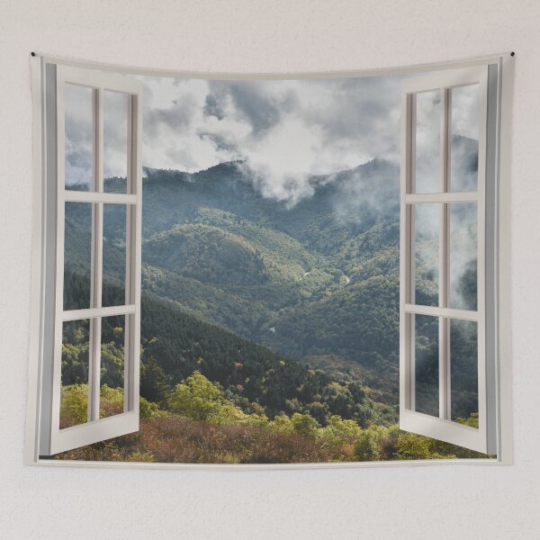 Item preview, Appalachian Mountains Window View designed and sold by mbarimo7.