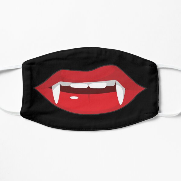 Halloween Vampire Smile Flat Mask