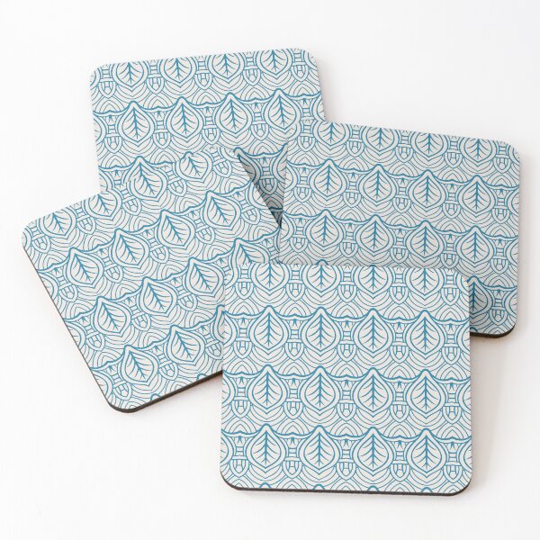 Item preview, Ornament Blue Leaves designed and sold by mischellero.