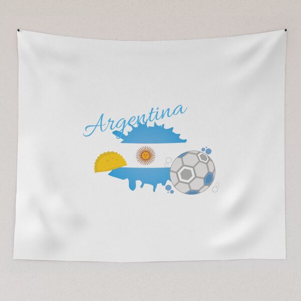 Item preview, Argentina Football Montage designed and sold by Traveledesigns.