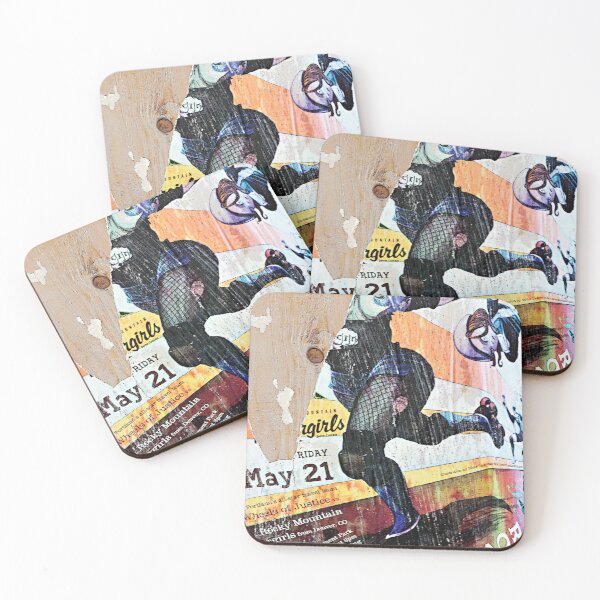 Item preview, Ripped Up Roller Derby flyer on plywood designed and sold by TheMurphyGirl.