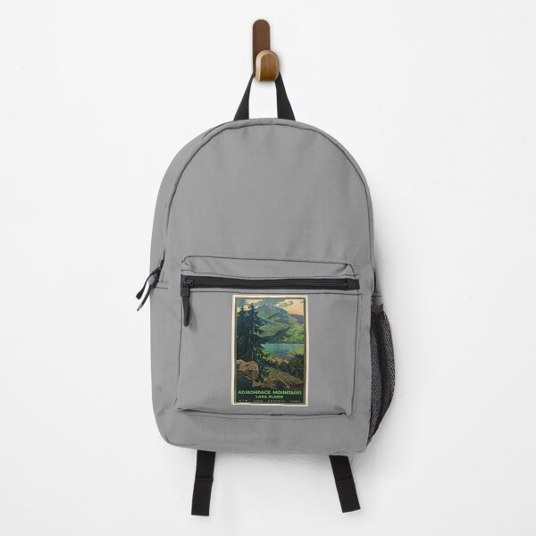 Item preview, Adirondack Mountains retro poster designed and sold by CorasPosters.