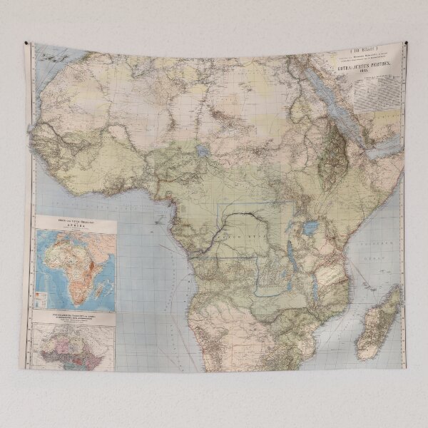 Item preview, 1885 Vintage Map of Africa designed and sold by Gin  Neko.