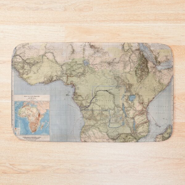 Item preview, 1885 Vintage Map of Africa designed and sold by Gin  Neko.