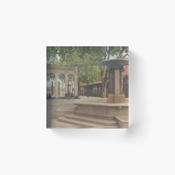 Item preview, Ankeny Square Fountain in Portland, Oregon designed and sold by TheMurphyGirl.