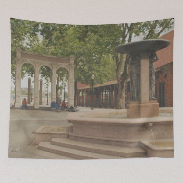 Item preview, Ankeny Square Fountain in Portland, Oregon designed and sold by TheMurphyGirl.