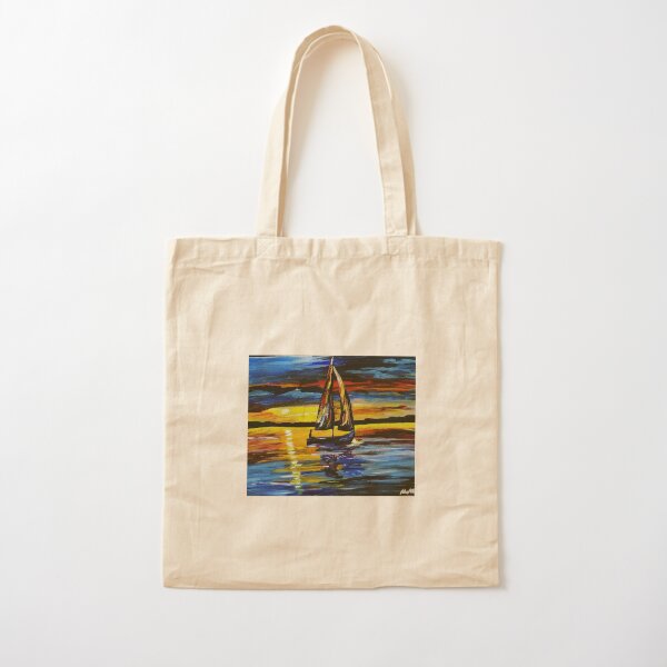Sail Away Cotton Tote Bag