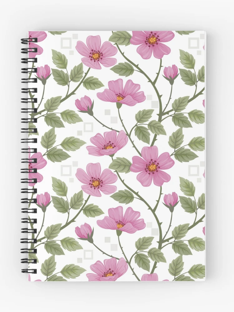Imagen 1 de 3, Cuaderno con la obra Pink Roses, diseñada y vendida por mischellero.