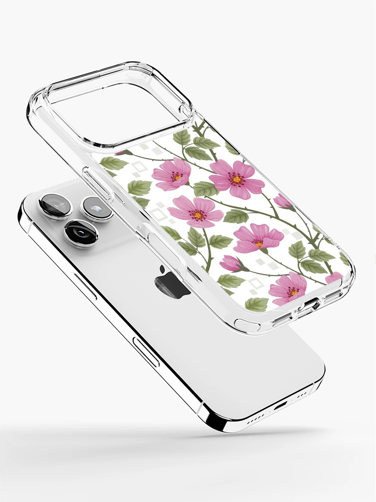 Imagen 2 de 5, Funda de iPhone con la obra Pink Roses, diseñada y vendida por mischellero.