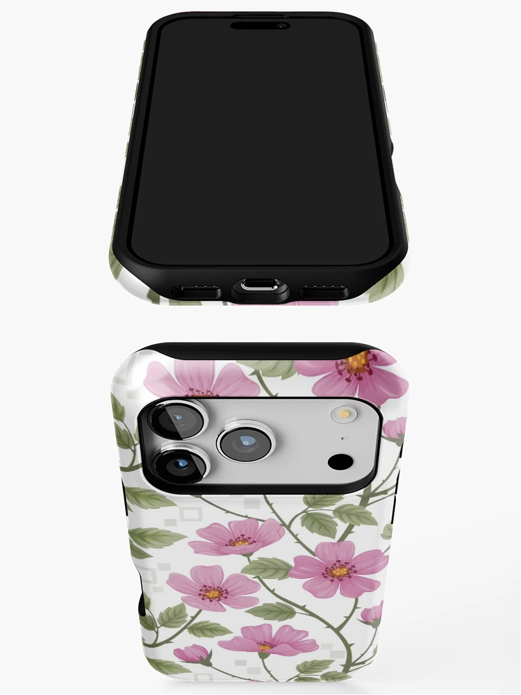 Imagen 3 de 4, Funda de iPhone con la obra Pink Roses, diseñada y vendida por mischellero.