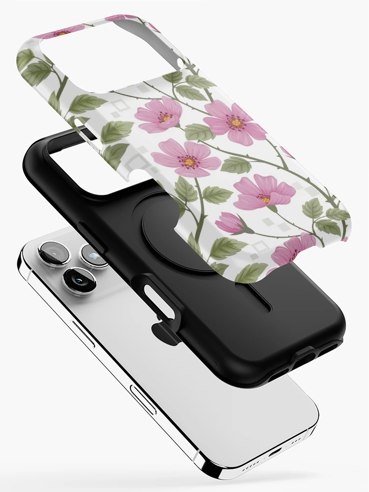 Imagen 2 de 4, Funda de iPhone con la obra Pink Roses, diseñada y vendida por mischellero.